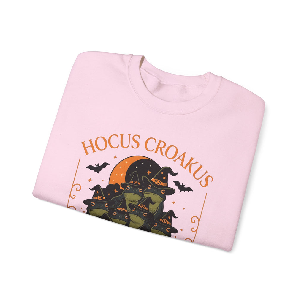 Witch Frogs Sweatshirt Halloween Animal Gift Women Cartoon Sweatshirt Toad Sweatshirt Horror Fan Comic Sweatshirt Creature Graphic Vintage Cauldrons Sweatshirt