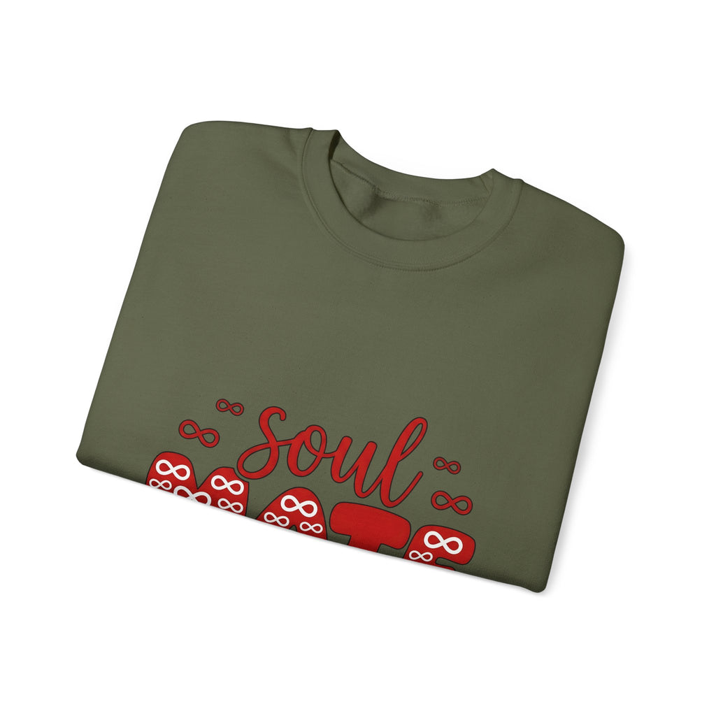 Soulmate Phrase Sweatshirt St. Valentine's Day Pairs Gift Women Cute Sweatshirt Soulmate Sweatshirt Valentine Fan Adorable Sweatshirt Couples Graphic Clean