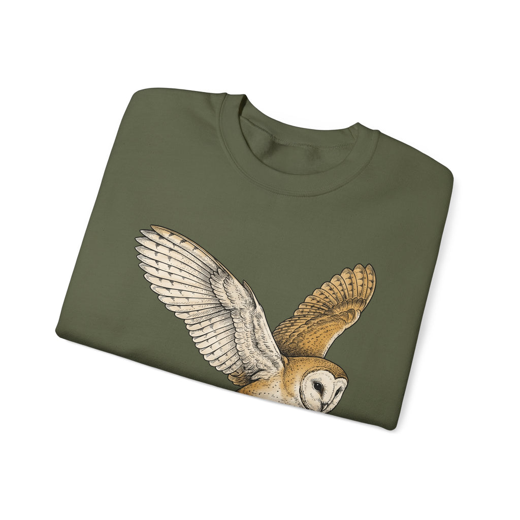 Barn Owl Sweatshirt Christmas Pets Gift Women Cartoon Sweatshirt Owl Sweatshirt Xmas Fan Owl Sweatshirt Animal Graphic Classic Globe Lights Sweatshirt