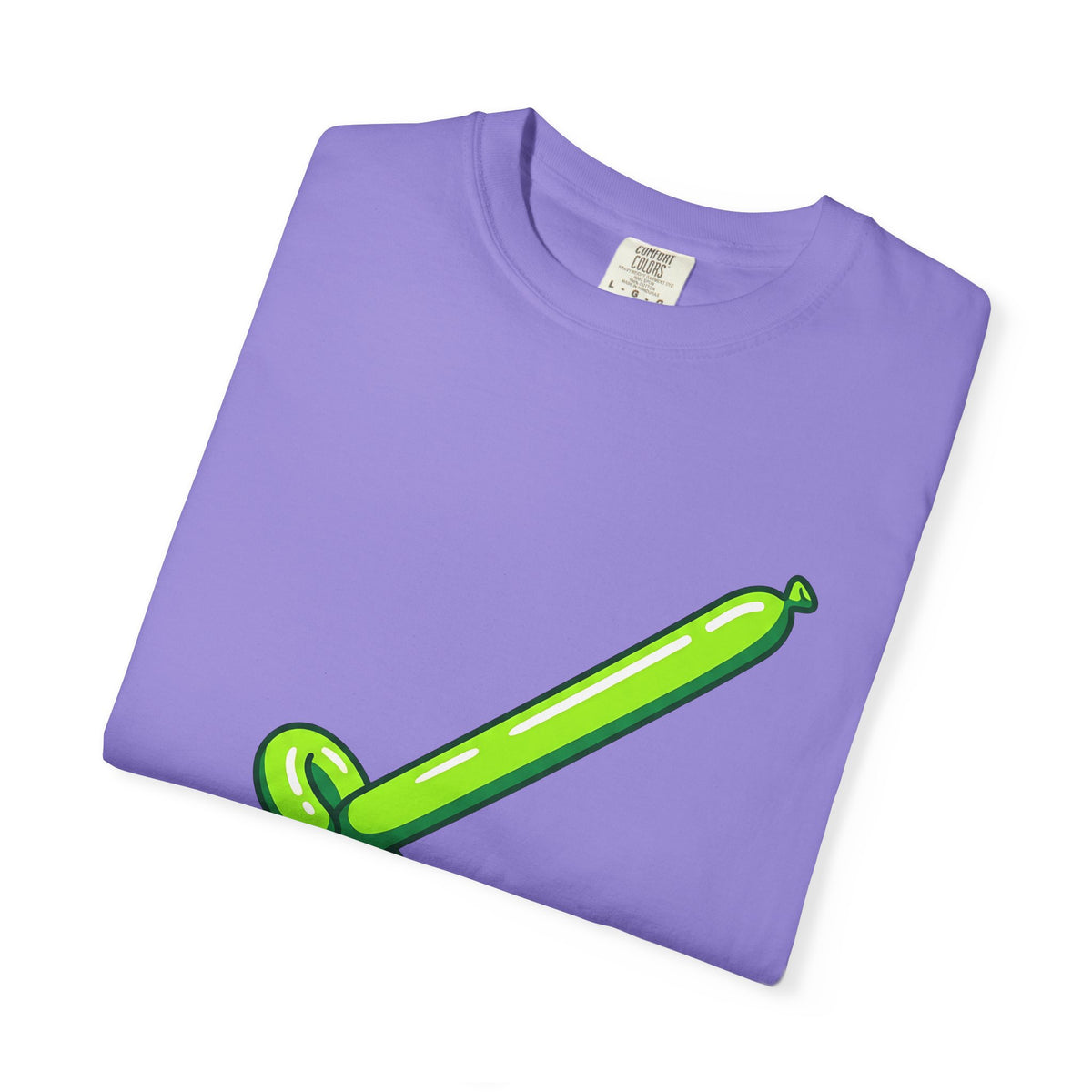 Inflatable Sword T-Shirt Cute Gag Gift Women Hand Drawn T-Shirt Balloon Sword T-Shirt Adorable Fan Cartoon T-Shirt Prank Graphic Pop Art Event