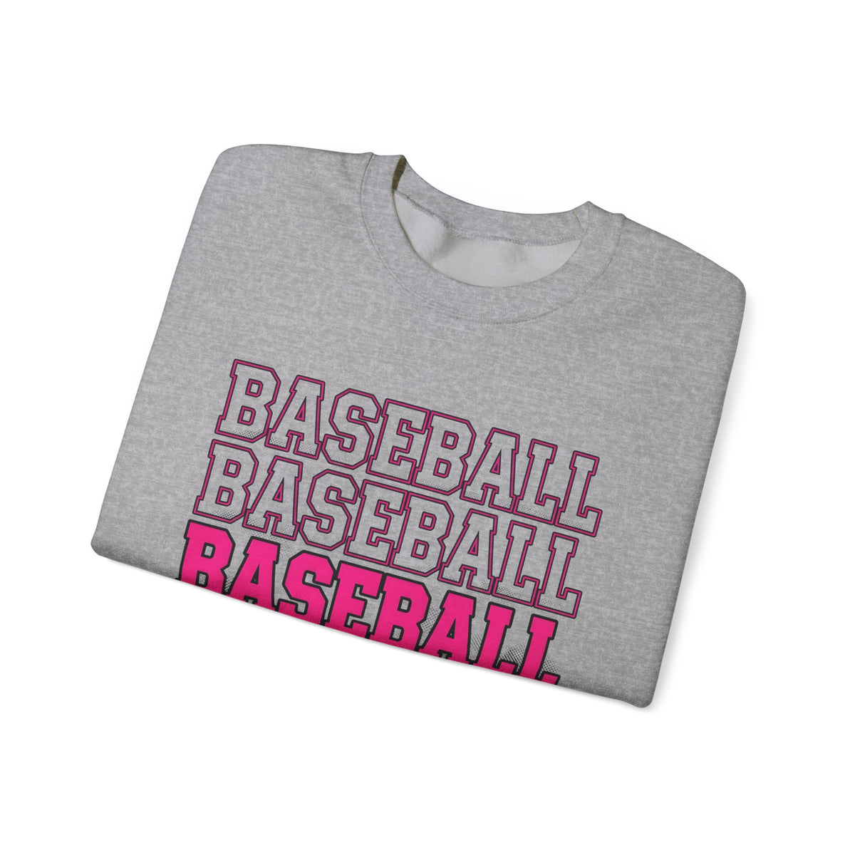 Baseball Lettering Sweatshirt Moms Athletics Gift Women Strong Sweatshirt Lettering Sweatshirt Mom Fan Bold Sweatshirt Sports Graphic Vintage Pink Highlight