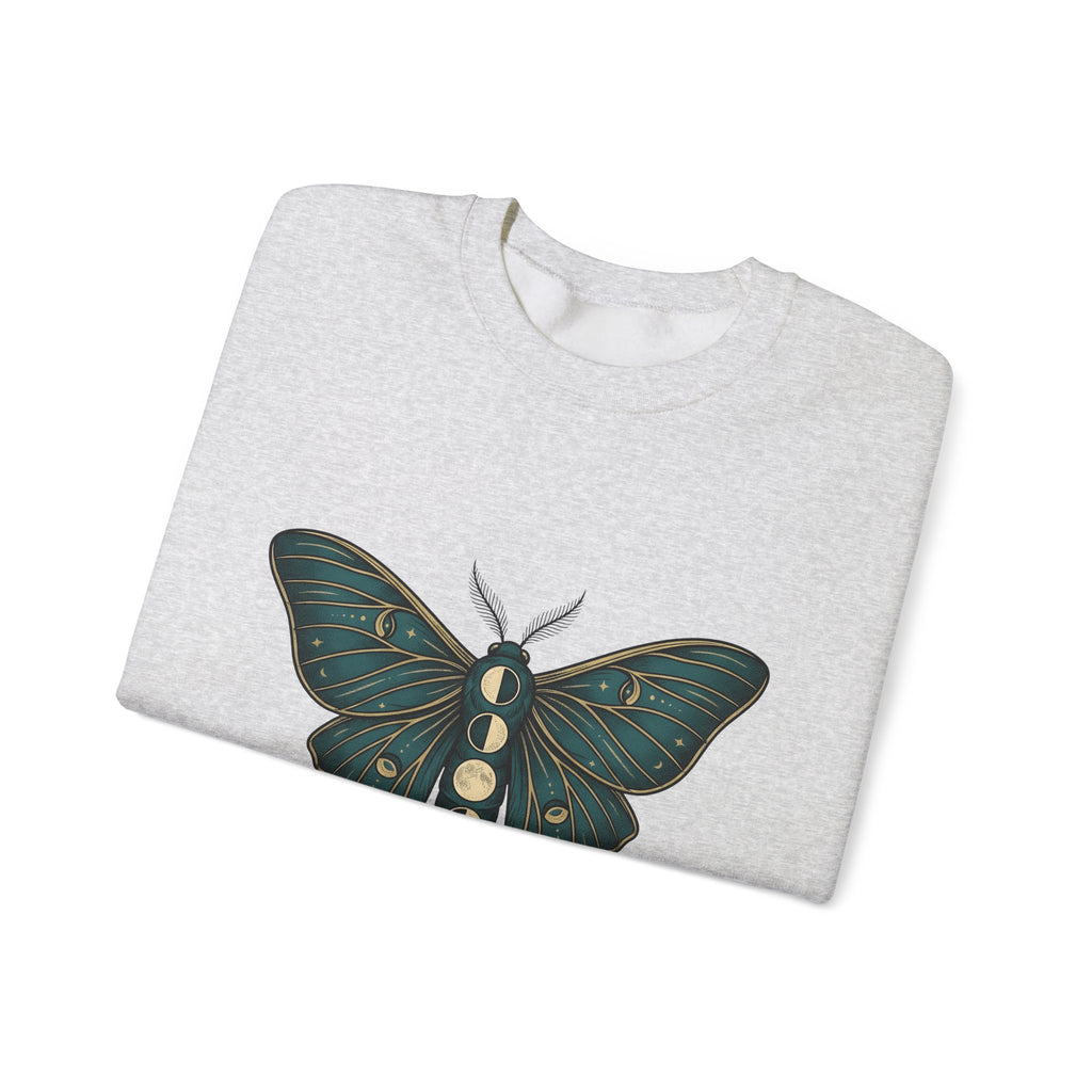 Luna Butterfly Sweatshirt Boho Chic Astrology Gift Women Mystical Sweatshirt Butterfly Sweatshirt Bohemian Enthusiast Magical Sweatshirt Zodiac Graphic Retro