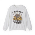 Cat Sweatshirt Sweatshirt Cat Cozy Gift Women Vintage Sweatshirt Throw Sweatshirt Sweatshirt Cat Fan Retro Sweatshirt Snug Graphic Hand Drawn Moon Sweatshirt