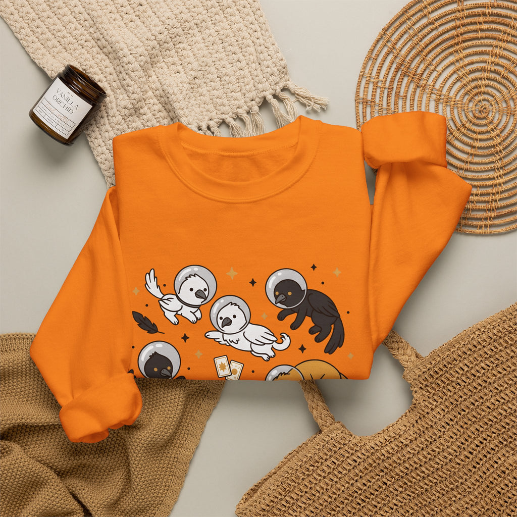 Cosmic Creature Mix Sweatshirt Funny Random Designs Beasts Gift Women Adorable Sweatshirt Monster Sweatshirt Humor Fan Cartoon Sweatshirt Creature Graphic