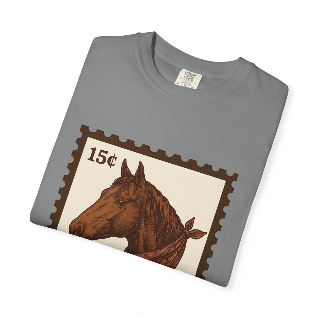 Horse Bandana T-Shirt Cowgirl Western Gift Women Vintage T-Shirt Bandana T-Shirt Rodeo Fan Retro T-Shirt Country Graphic Hand Drawn Paisley T-Shirt