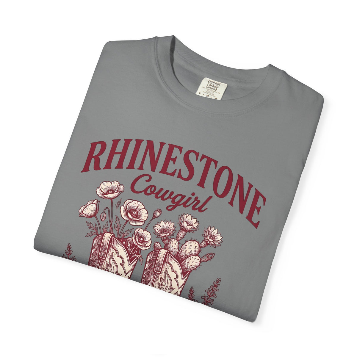 Western Boots Cowgirl Cowboy Gift Retro Cowboy Boots Rodeo Fan Cowboy Boot Vintage Sketch T-Shirt