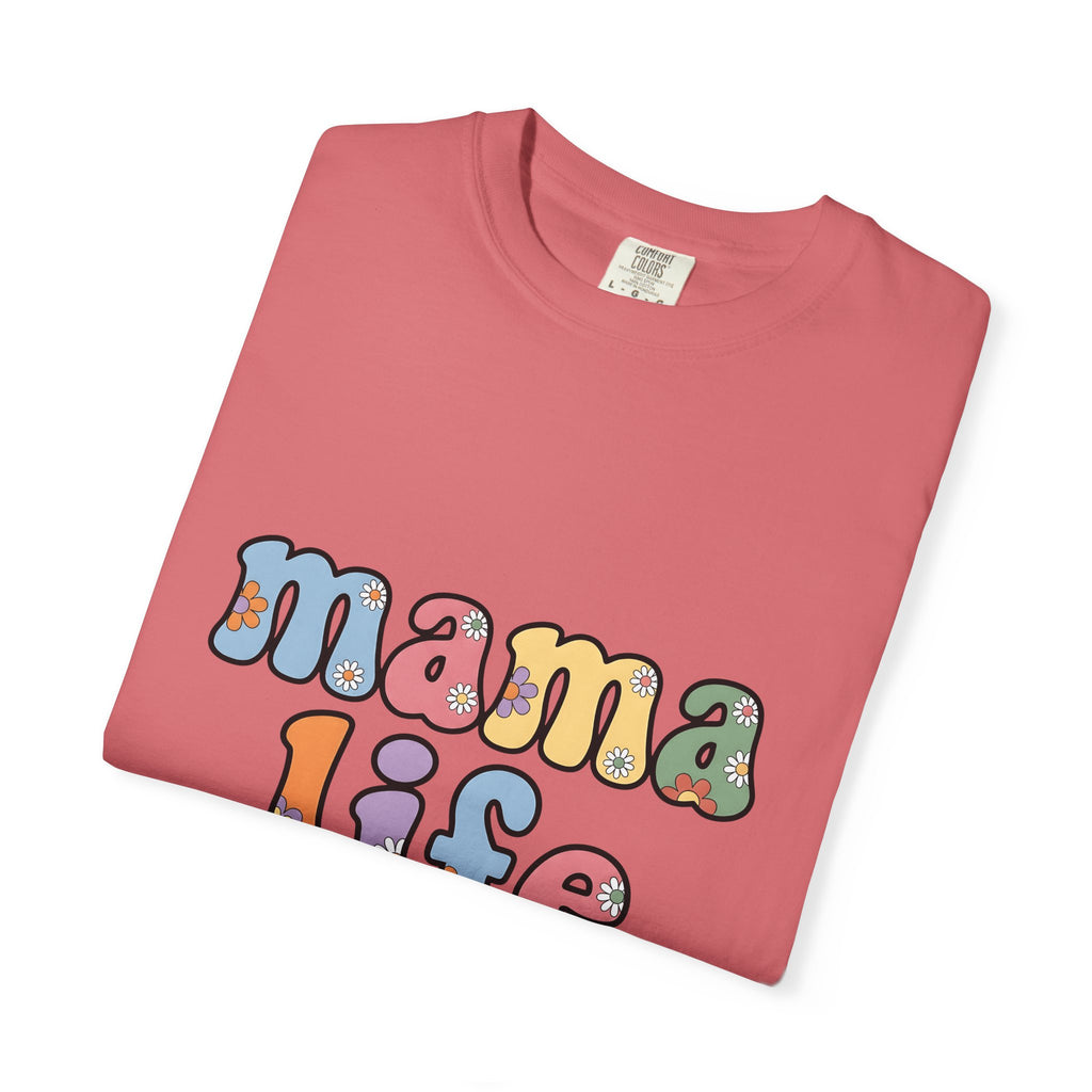 Bloom Typography T-Shirt Moms Relatives Gift Women Boho T-Shirt Typography T-Shirt Motherhood Enthusiast Bohemian T-Shirt Family Graphic Classic