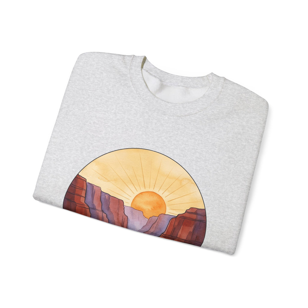 Desert Canyon Sweatshirt Nature Hiking Gift Women Hand Painted Sweatshirt Canyon Sweatshirt Outdoors Enthusiast Painted Sweatshirt Trekker Graphic Retro Dawn
