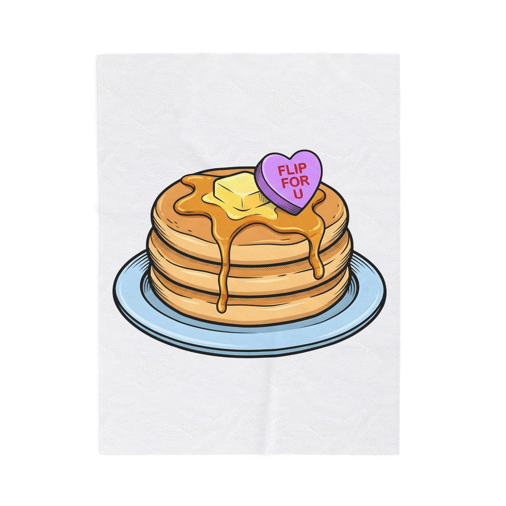 Pancakes Pile Blanket Desserts Brunch Gift Women Comic Blanket Pancake Stack Blanket Sweets Fan Cartoon Blanket Breakfast Graphic Design Graphic