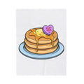 Pancakes Pile Blanket Desserts Brunch Gift Women Comic Blanket Pancake Stack Blanket Sweets Fan Cartoon Blanket Breakfast Graphic Design Graphic