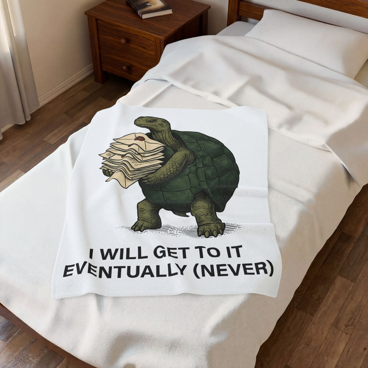 Turtle Post Blanket Funny Fauna Gift Women Old School Blanket Turtle Blanket Humor Fan Retro Blanket Wildlife Graphic Line Art Mailers Blanket
