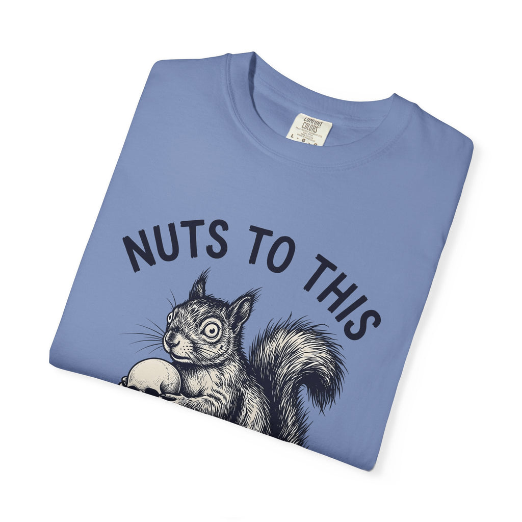 Chipmunk Skeleton T-Shirt Halloween Nature Gift Women Creepy T-Shirt Rodent T-Shirt Spooky Fan Squirrel Graphic T-Shirt Classic Maple Leaves T-Shirt