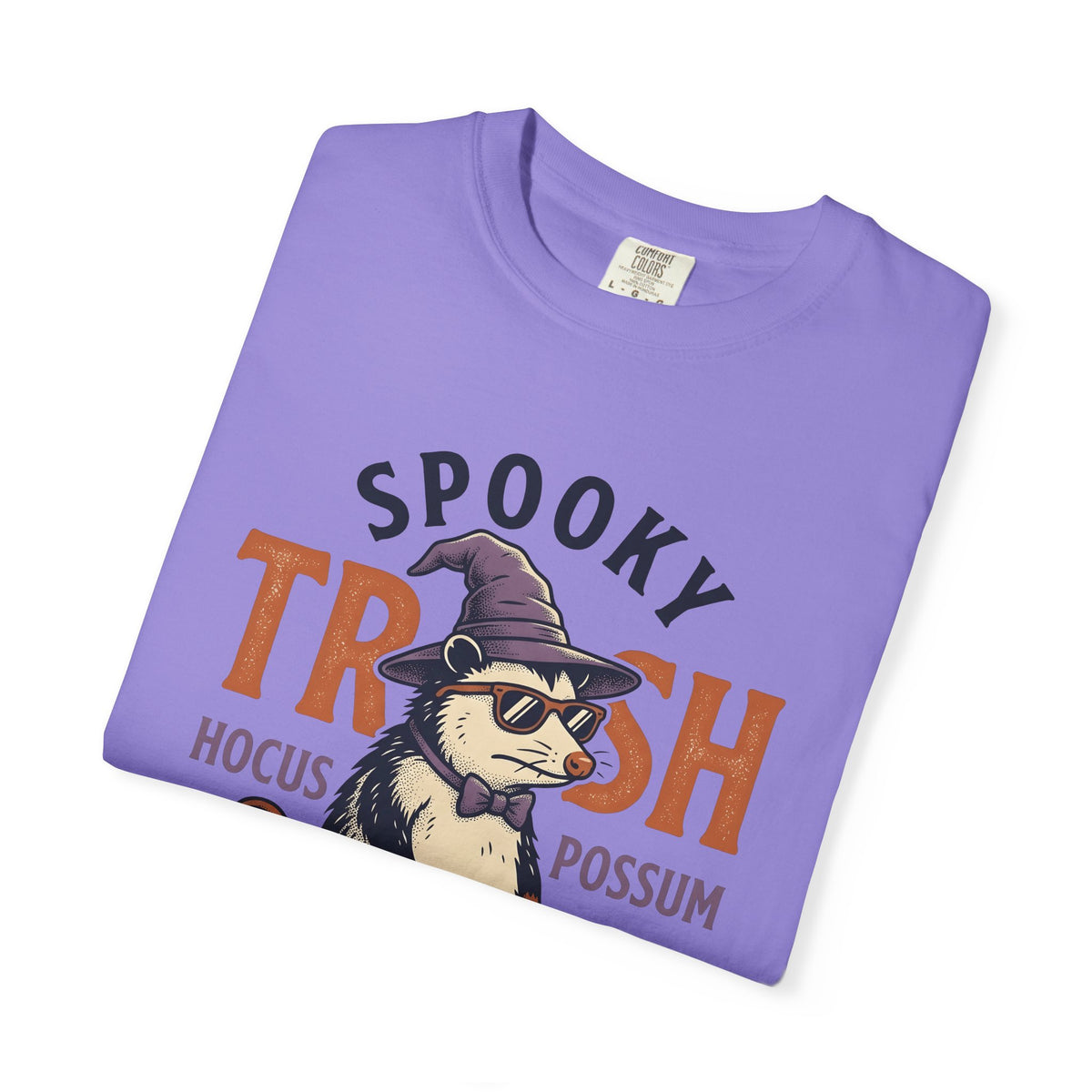 Possum Wizard Halloween Animal Gift Vintage Opossum Spooky Fan Retro Creature Hand Drawn T-Shirt