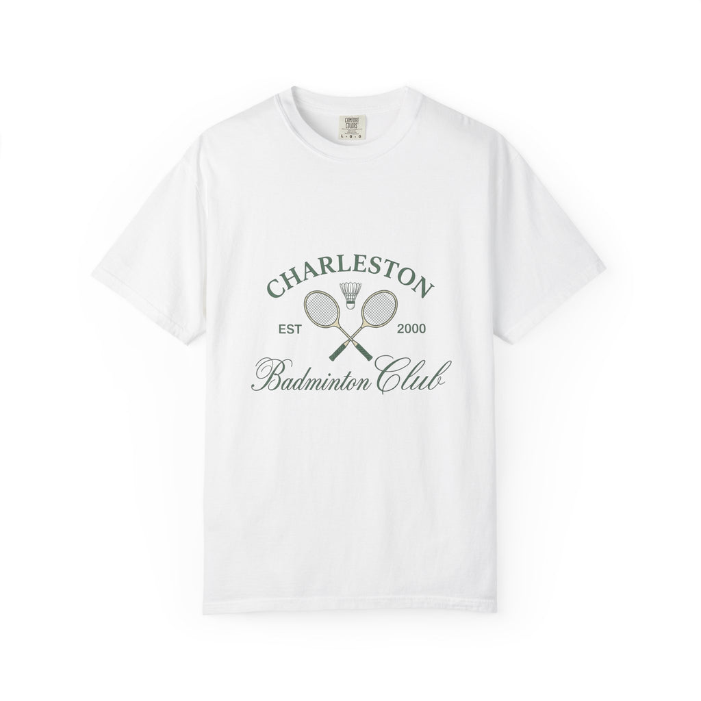 Badminton Racquets Badminton Group Gift Sketch Rackets Badminton Enthusiast Drawing Team Basic Birdie T-Shirt