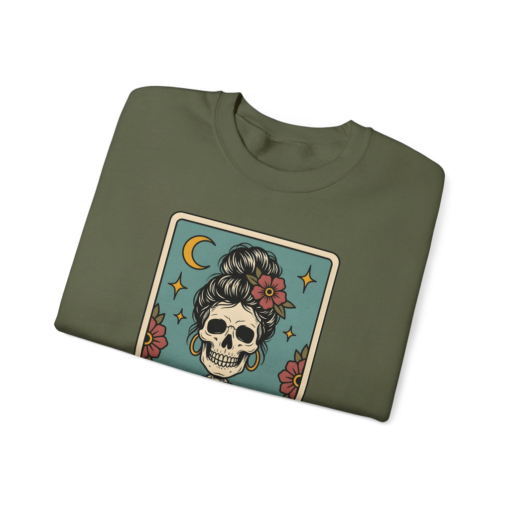 Skeleton Mother Sweatshirt Moms Games Gift Women Body Art Sweatshirt Skeleton Sweatshirt Mom Fan Tattooed Sweatshirt Gaming Graphic Classic Baseball Sticks