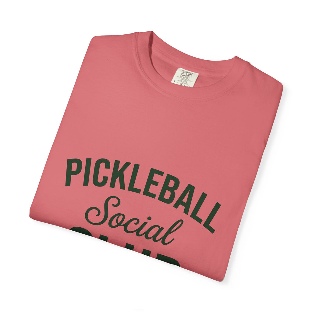 Pickleball Lettering T-Shirt Pickleball Exercise Gift Women Athletic T-Shirt Pickleball Typography T-Shirt Paddle Fan Sports T-Shirt Fitness