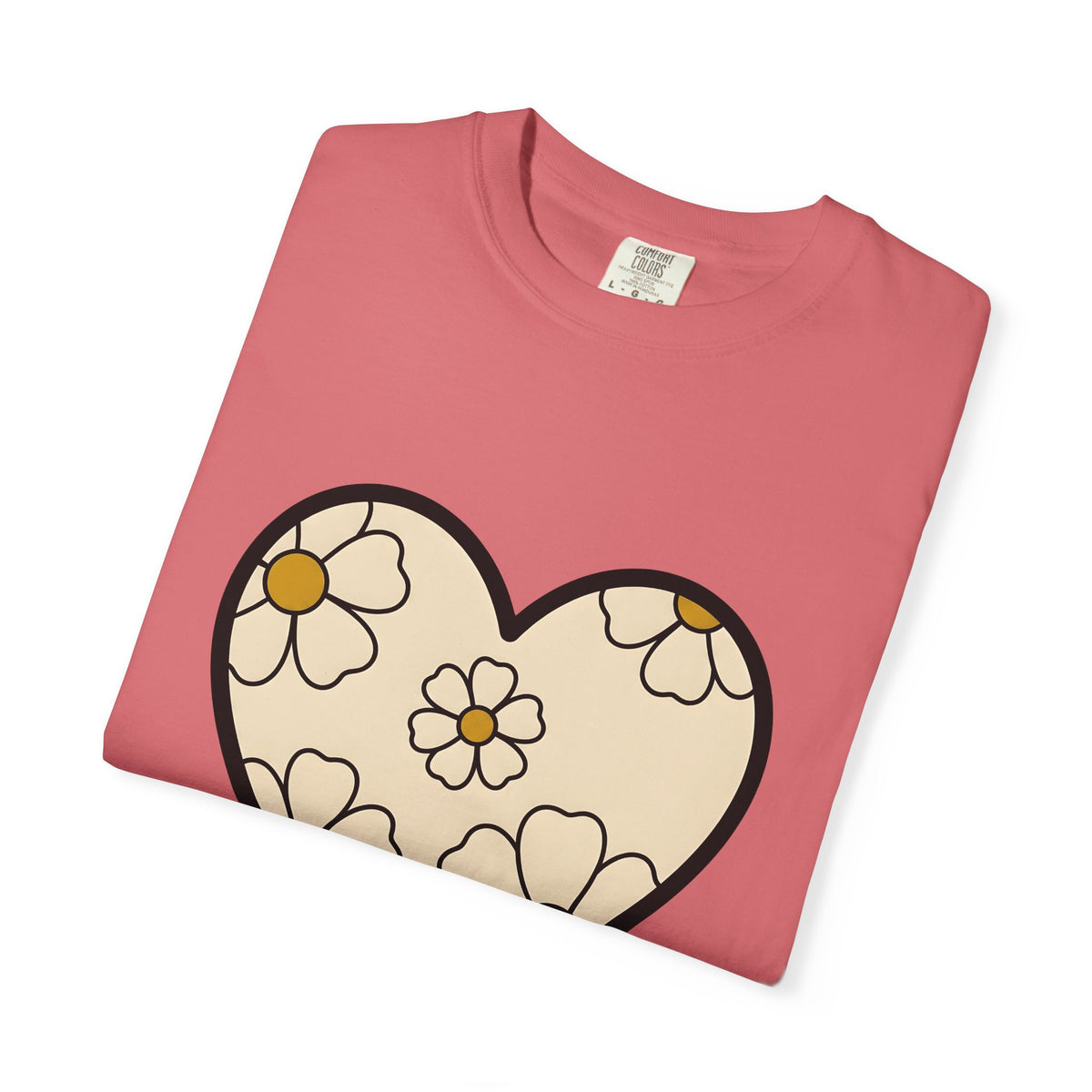 Daisy Affection T-Shirt Boho Chic Nature Gift Women Contemporary T-Shirt Flower T-Shirt Hippie Fan Bohemian T-Shirt Environmental Graphic Classic