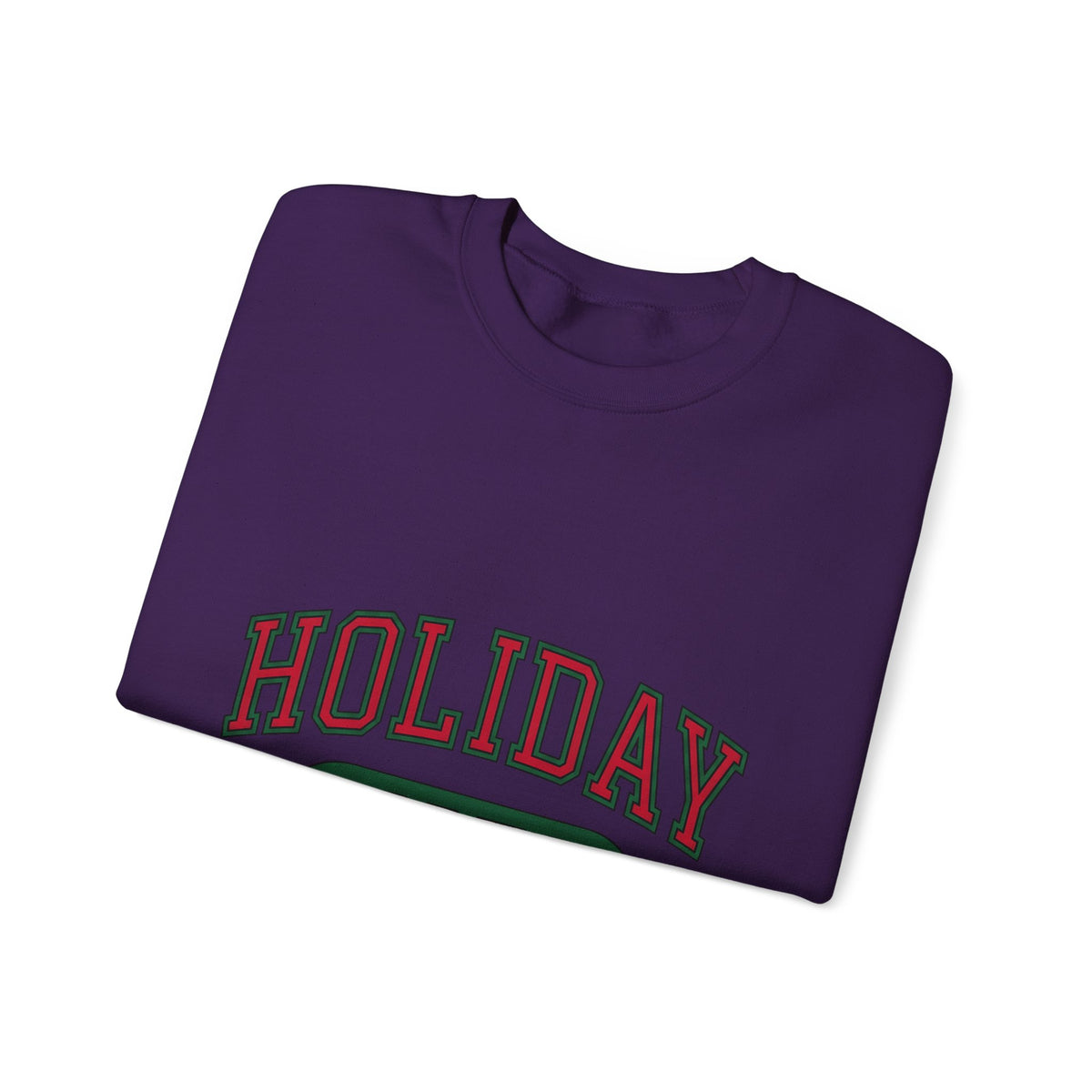 Bold College Font Holiday Christmas Decor Gift Merry Typography Christmas Fan Festive Christmas Sweatshirt
