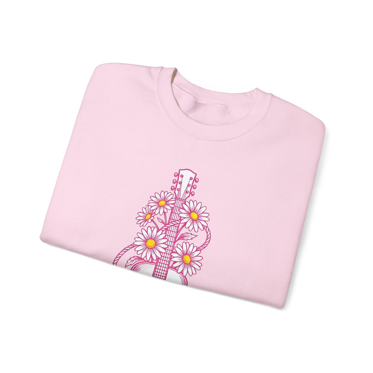 Guitar Bouquet Sweatshirt Cowgirl Cowboy Gift Women Rustic Sweatshirt Flower Arrangement Sweatshirt Rodeo Fan Country Sweatshirt Cowpoke Graphic Retro Twine
