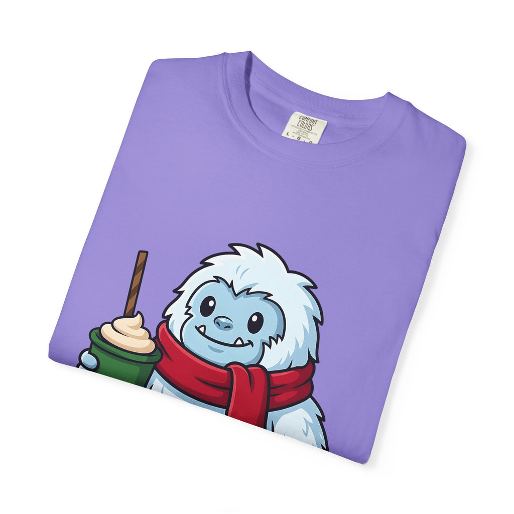 Abominable Snowman Christmas Holiday Gift Comic Yeti Xmas Fan Cartoon Holiday Chibi T-Shirt