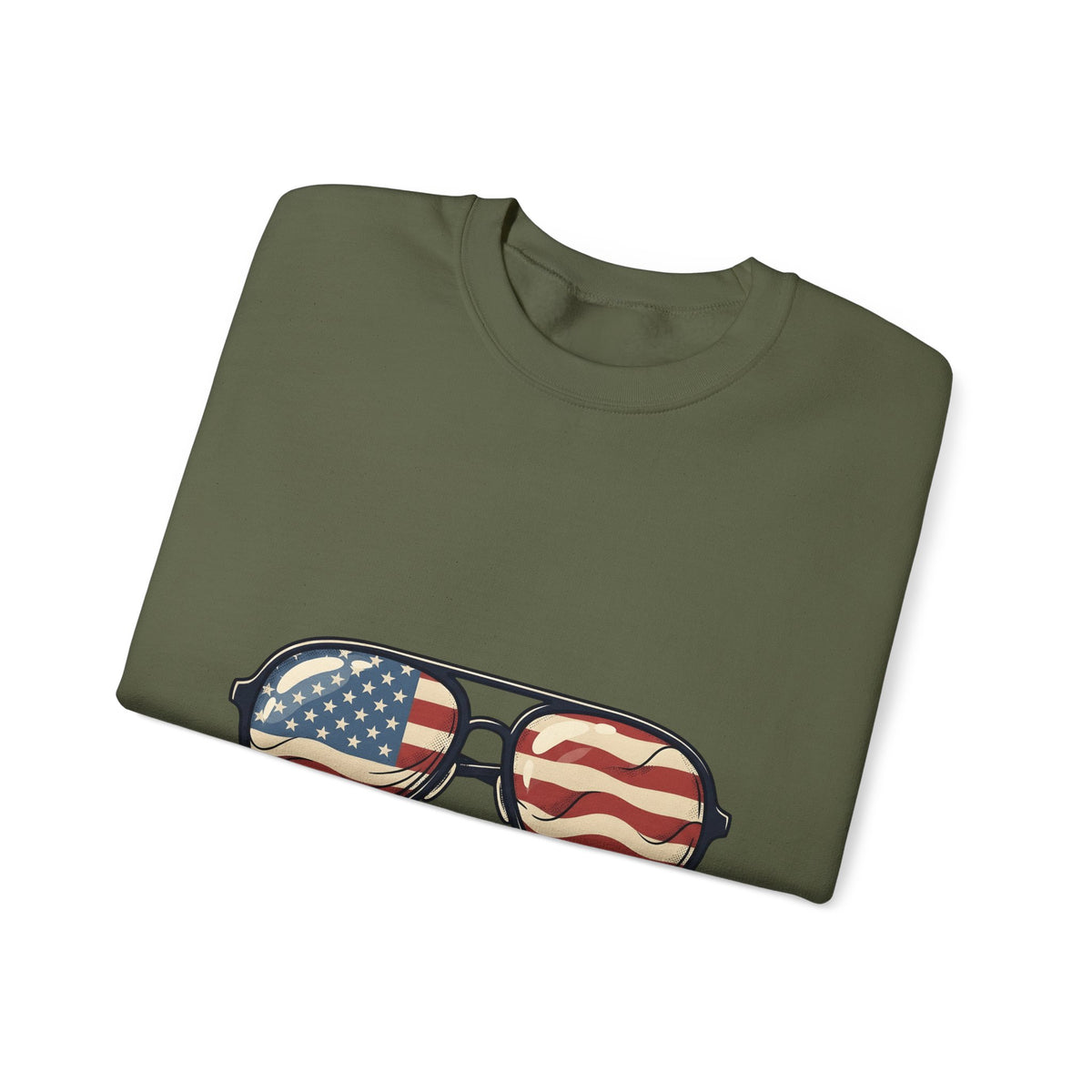 Sunglass Aviators Sweatshirt 4th Of July Freedom Gift Women Hand Drawn Sweatshirt Shades Sweatshirt Independence Day Fan Illustrated Sweatshirt Liberty Graphic