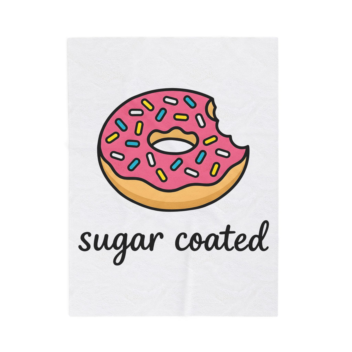 Donut Drawing Blanket Desserts Cuisine Gift Women Charming Blanket Doughnut Blanket Pastry Fan Cartoon Blanket Food Graphic Animation Candy Blanket