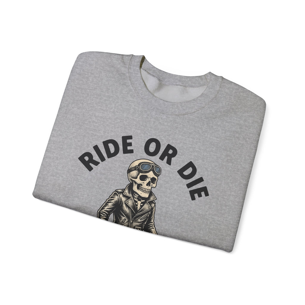 Bony Biker Sweatshirt Halloween Chopper Gift Women Old School Sweatshirt Biker Sweatshirt Horror Fan Retro Sweatshirt Motorcycle Graphic Grunge Shades Sweatshirt