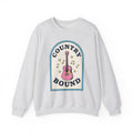 Pastel Guitar Sweatshirt Cowgirl Sound Gift Women Antique Sweatshirt Guitar Sweatshirt Rodeo Fan Vintage Sweatshirt Audio Graphic Nostalgic Twinkle Sweatshirt