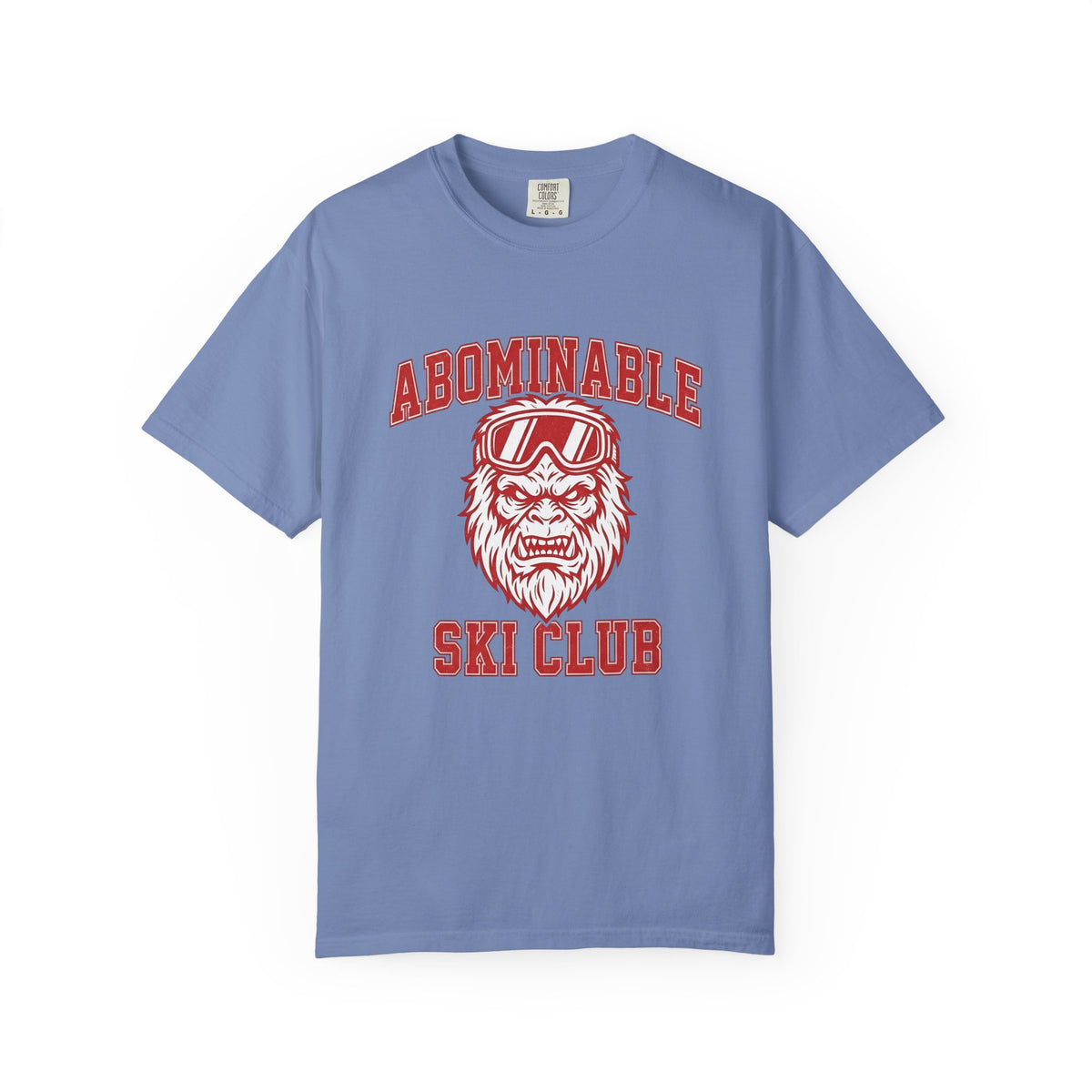 Abominable Snowman Face T-Shirt Christmas Cold Gift Women Strong T-Shirt Yeti T-Shirt Xmas Fan Vintage T-Shirt Frosty Graphic Antique Snow Goggles