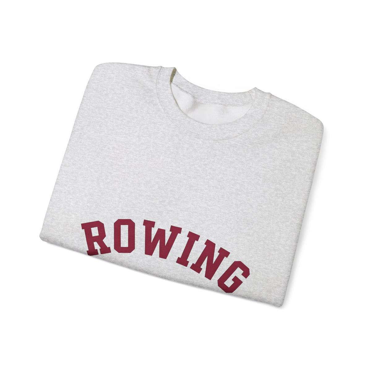 Rowing Team Sweatshirt Rowing Fitness Gift Women Athletic Sweatshirt Crew Sweatshirt Rowing Enthusiast Sporty Sweatshirt Workout Graphic Retro Varsity Font
