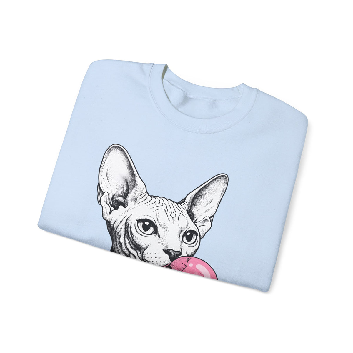 Sphynx Feline Sweatshirt Cat Pet Supplies Gift Women Neo Traditional Sweatshirt Cat Sweatshirt Cat Fan Faux Illustration Pet Accessories Graphic Clean