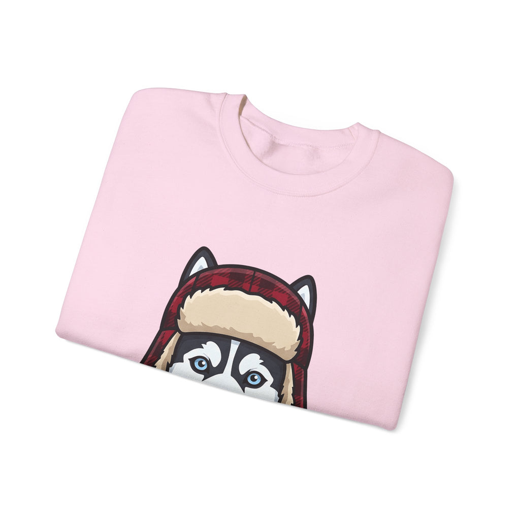 Husky Pup Sweatshirt Dog Companion Gift Women Illustration Sweatshirt Siberian Husky Sweatshirt Dog Fan Husky Graphic Sweatshirt Manga Winter Cap Sweatshirt