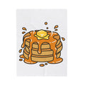 Pancake Stack Desserts Breakfast Gift Cartoon Pancakes Sweets Fan Cartoony Morning Bold Syrup Blanket
