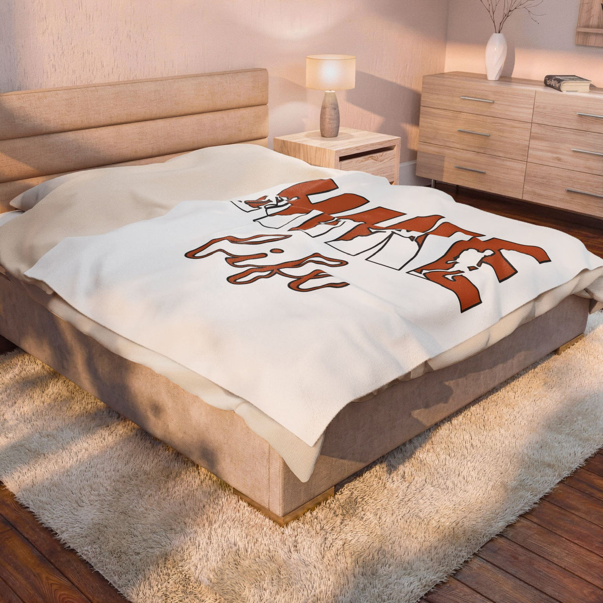 Backpacker Print Blanket Hiking Exploration Gift Women Striking Blanket Traveler Blanket Trekker Enthusiast Artistic Blanket Adventure Graphic
