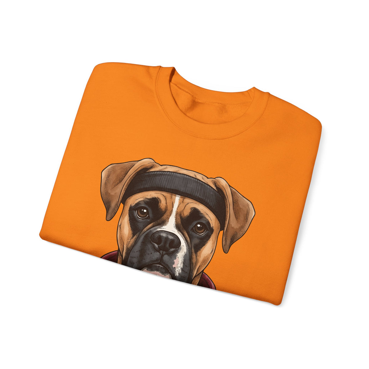 Boxer Puppy Sweatshirt Dog Apparel Gift Women Cartoon Sweatshirt Puppy Sweatshirt Dog Fan Canine Sweatshirt Clothing Graphic Line Art Pullover Sweatshirt