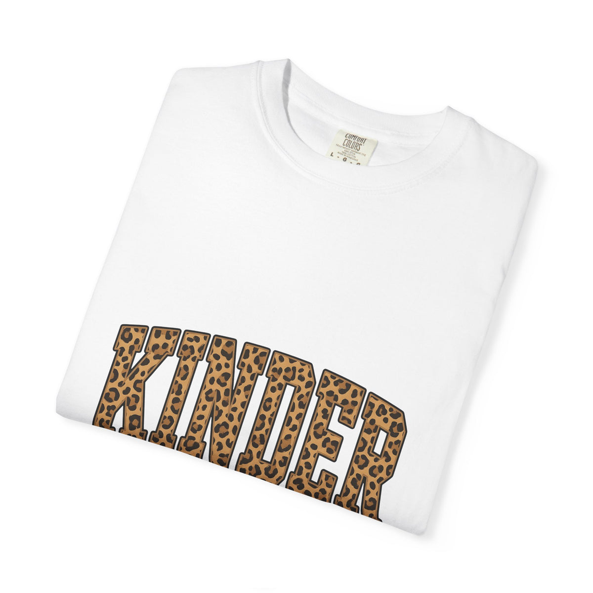 Leopard Spots Font T-Shirt Teachers School Gift Women Thick T-Shirt Typography T-Shirt Educator Enthusiast Bold T-Shirt Academic Graphic Classic