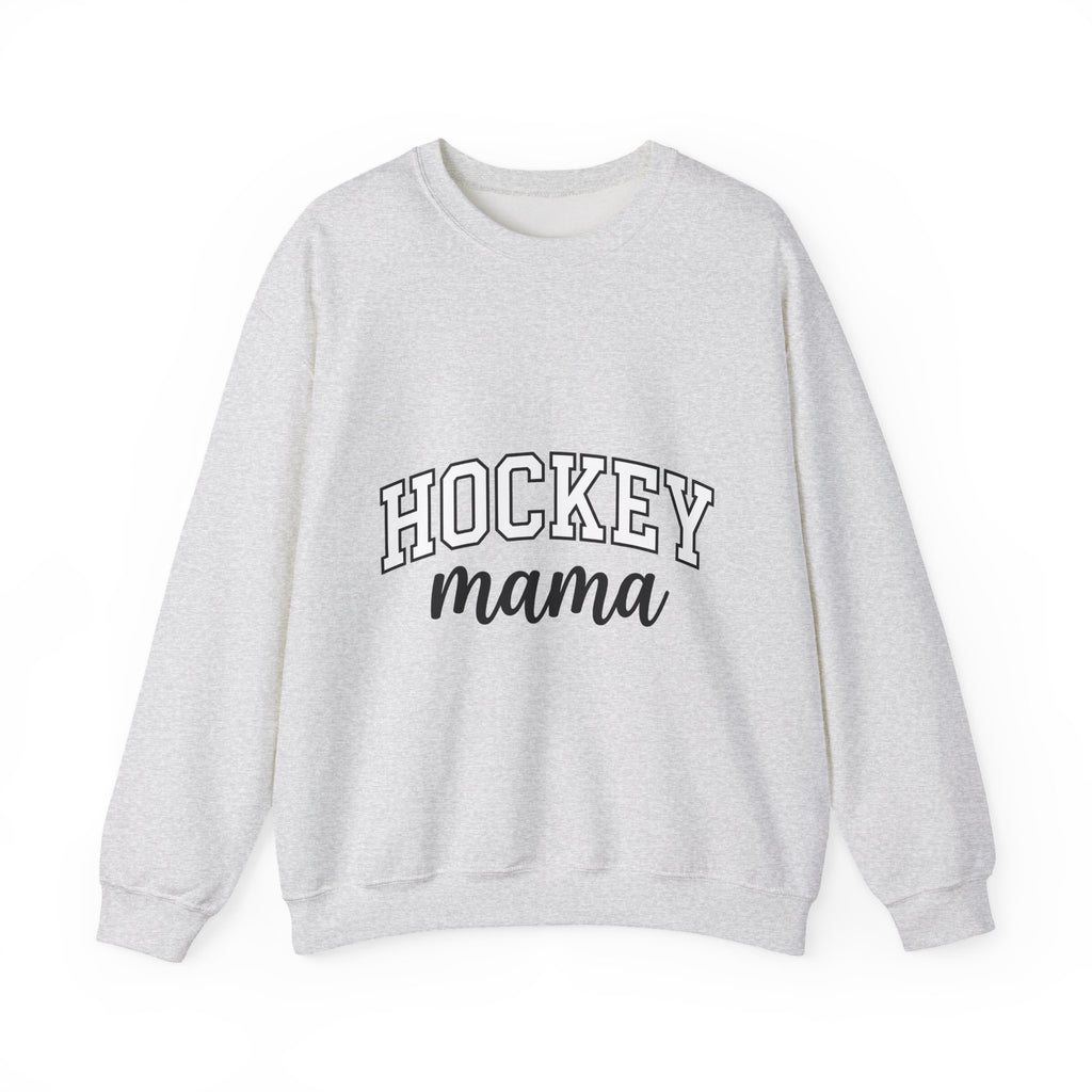Varsity Lettering Sweatshirt Moms Puck Sport Gift Women Thick Sweatshirt Letterman Sweatshirt Mom Fan Bold Sweatshirt Hockey Graphic Classic Team Mom Sweatshirt