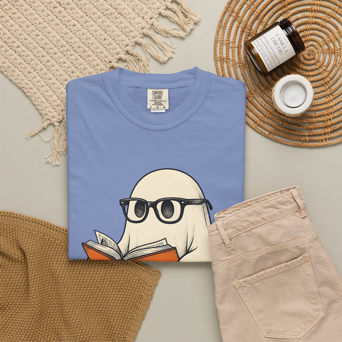 Spirit Reading T-Shirt Halloween Reader Gift Women Comic T-Shirt Clairvoyance T-Shirt Horror Fan Comic Art T-Shirt Fortune Teller Graphic Retro