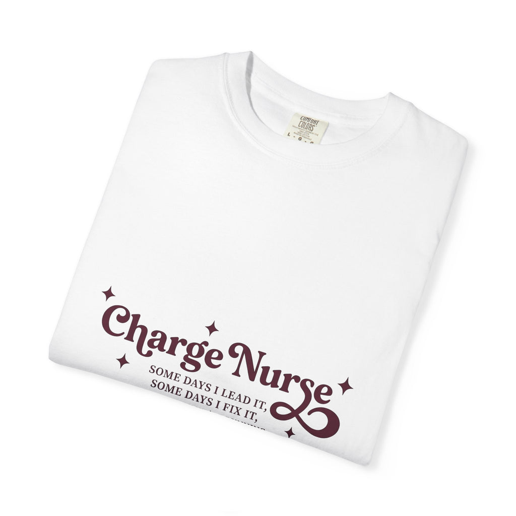 Nurse Script T-Shirt Nurse Health Gift Women Cute T-Shirt Script T-Shirt