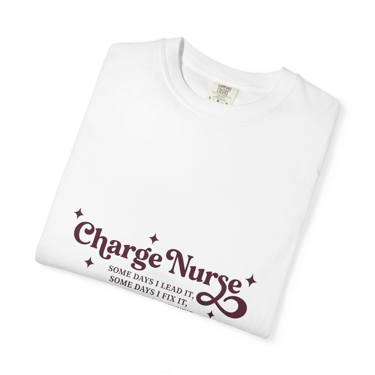 Nurse Script T-Shirt Nurse Health Gift Women Cute T-Shirt Script T-Shirt