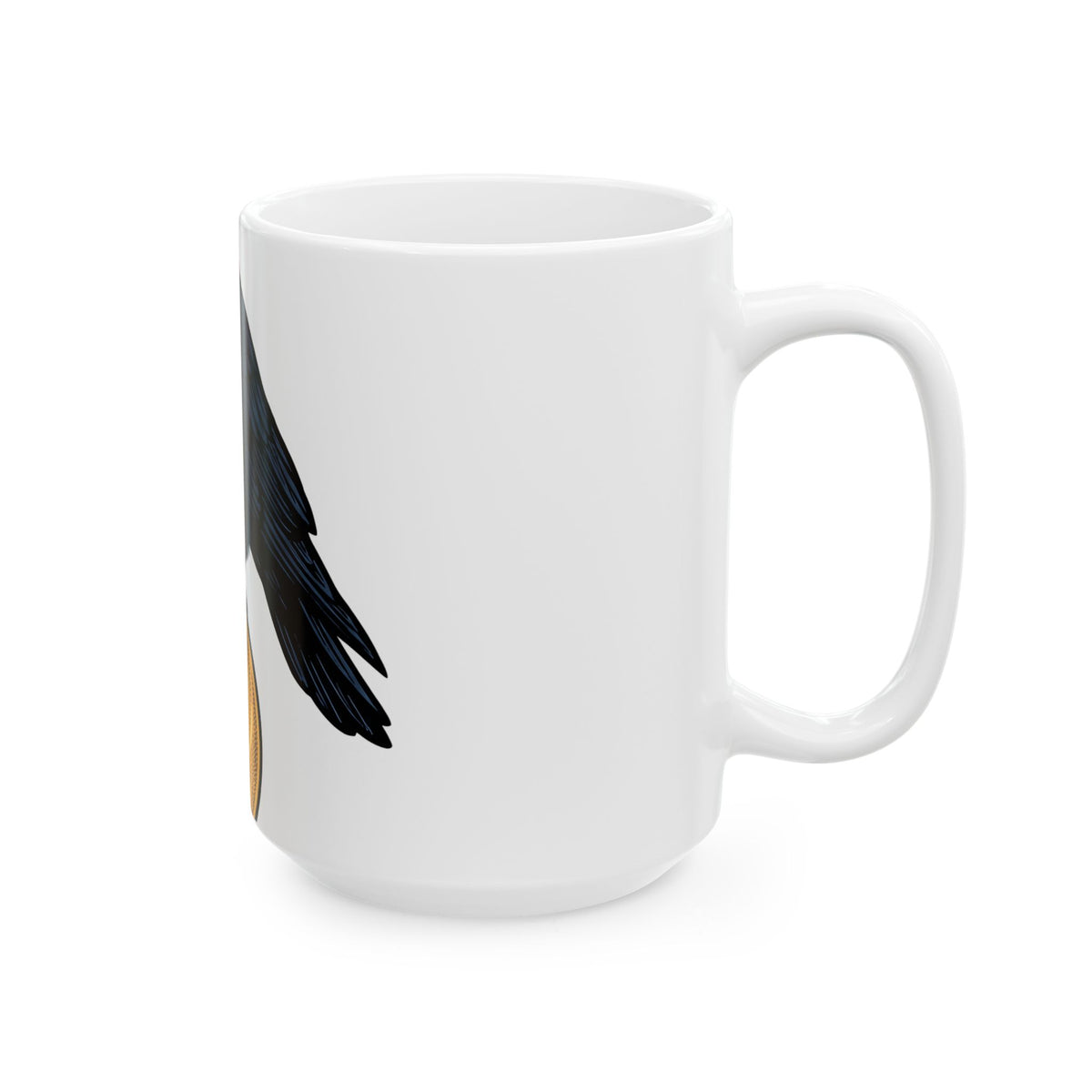 Raven Wizard Hat Mug Halloween Horror Gift Women Antique Mug Witch Hat Mug Spooky Fan Occult Mug Horror Graphic Ink Fortune Ball