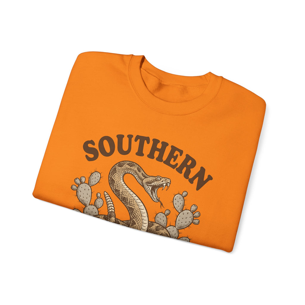 Rattlesnake Graphic Sweatshirt Cowgirl Southern Gift Women Vintage Sweatshirt Snake Sweatshirt Rodeo Fan Retro Sweatshirt Dixie Graphic Western Cactus Sweatshirt