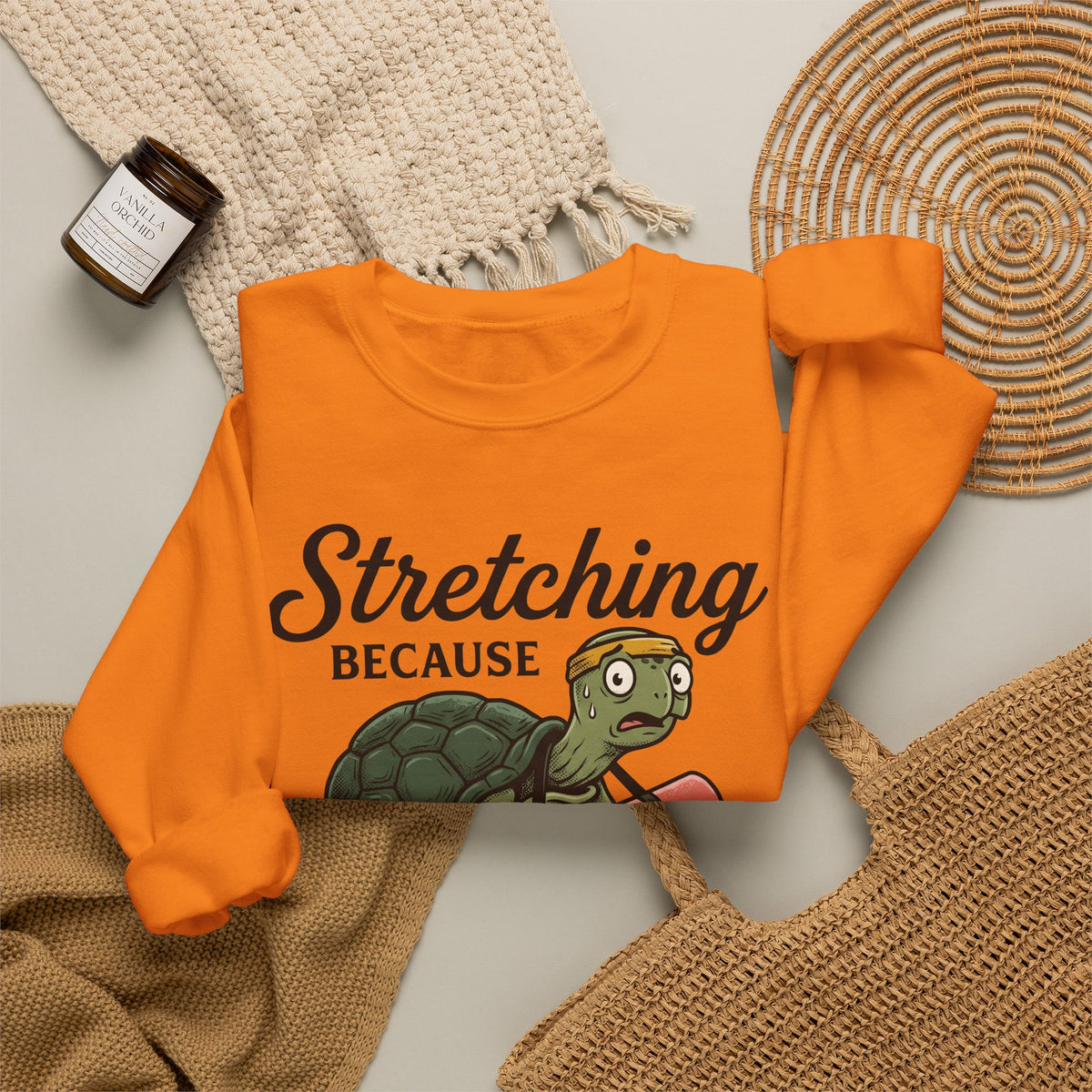 Turtle Pose Sweatshirt Yoga Wildlife Gift Women Comic Sweatshirt Kurmasana Sweatshirt Yogini Enthusiast Cartoon Sweatshirt Animal Graphic Vintage Water Lilies