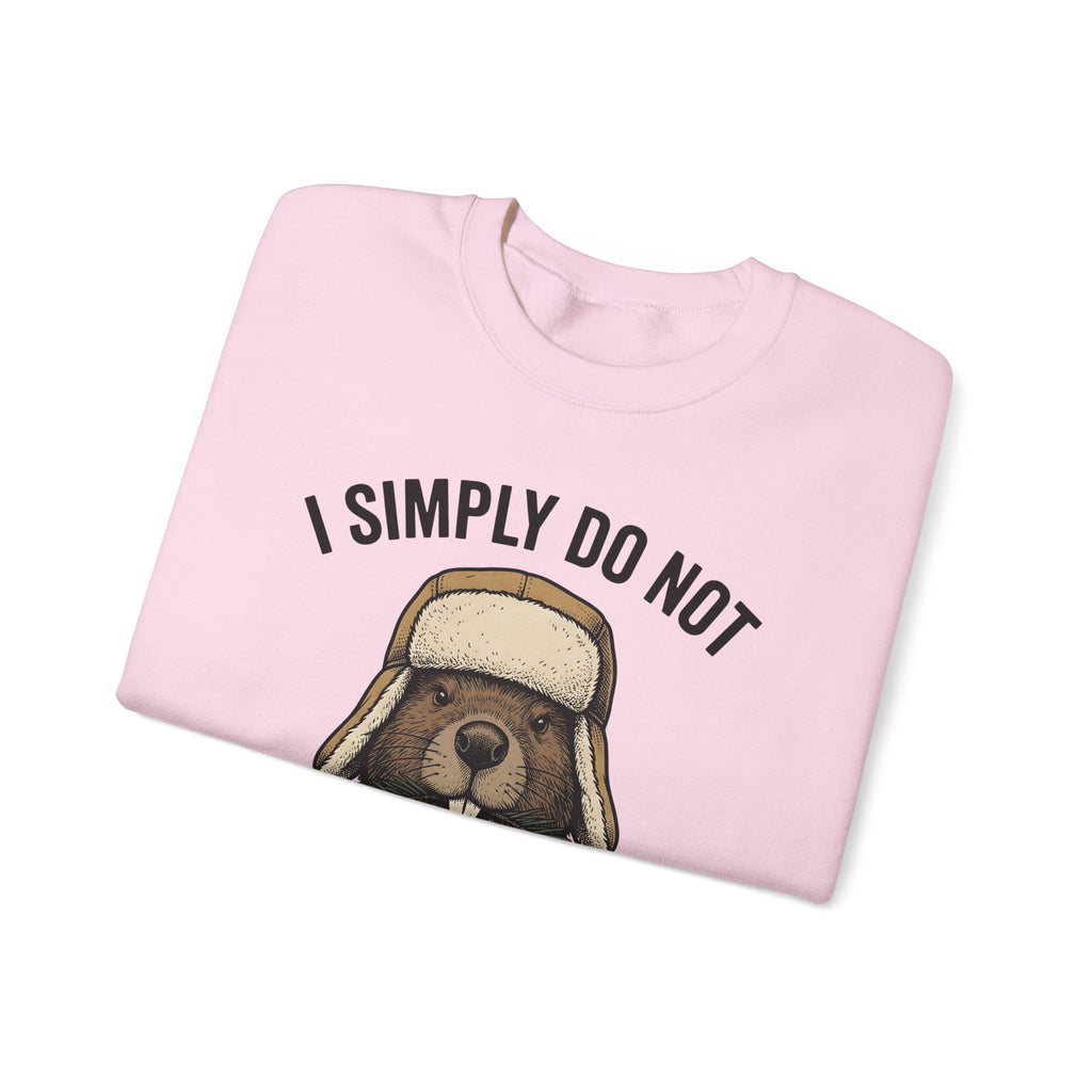 Beaver Woodsman Sweatshirt Funny Wildlife Gift Women Comic Sweatshirt Beaver Sweatshirt Humor Fan Cartoon Sweatshirt Animal Graphic Retro Checkered Sweatshirt