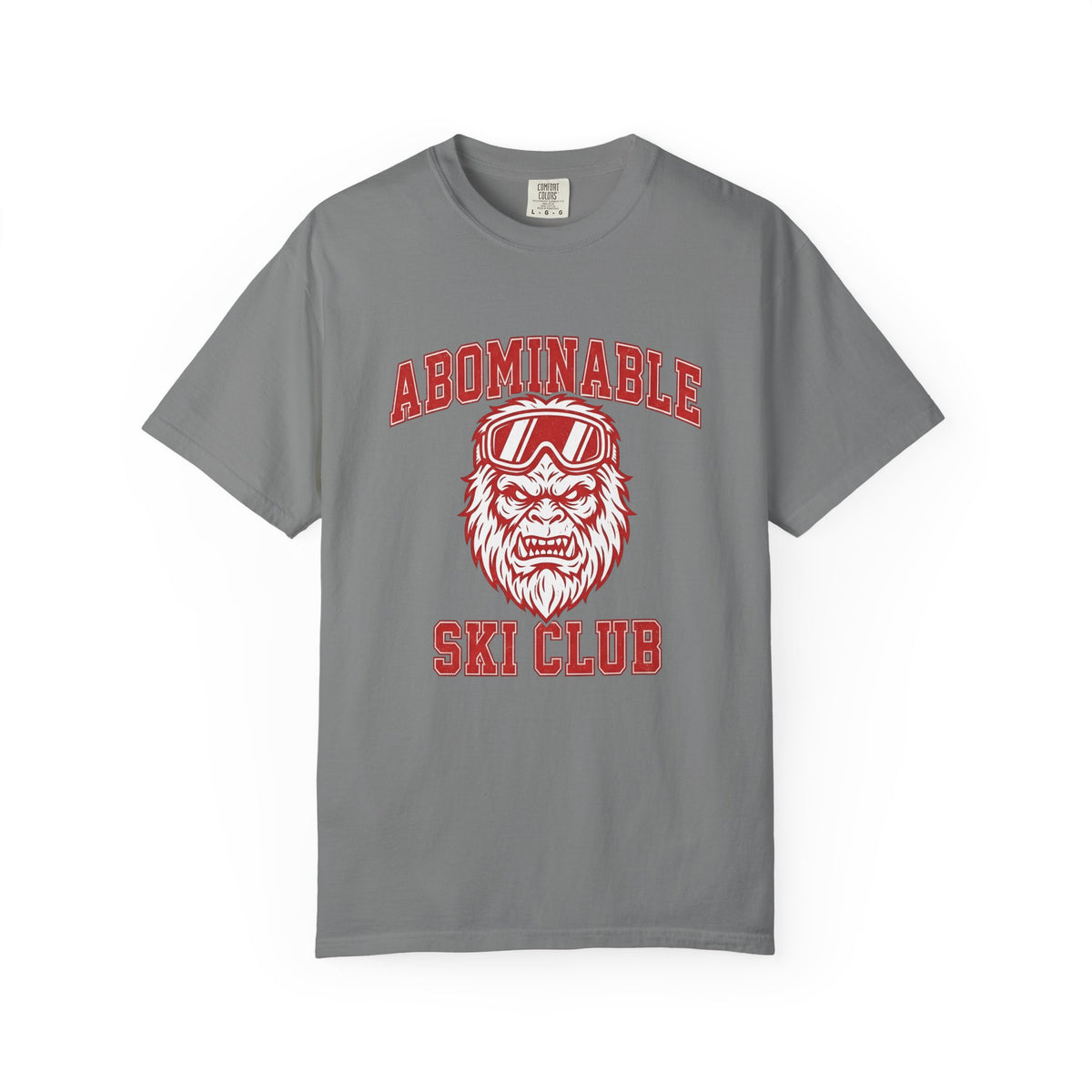 Abominable Snowman Face T-Shirt Christmas Cold Gift Women Strong T-Shirt Yeti T-Shirt Xmas Fan Vintage T-Shirt Frosty Graphic Antique Snow Goggles
