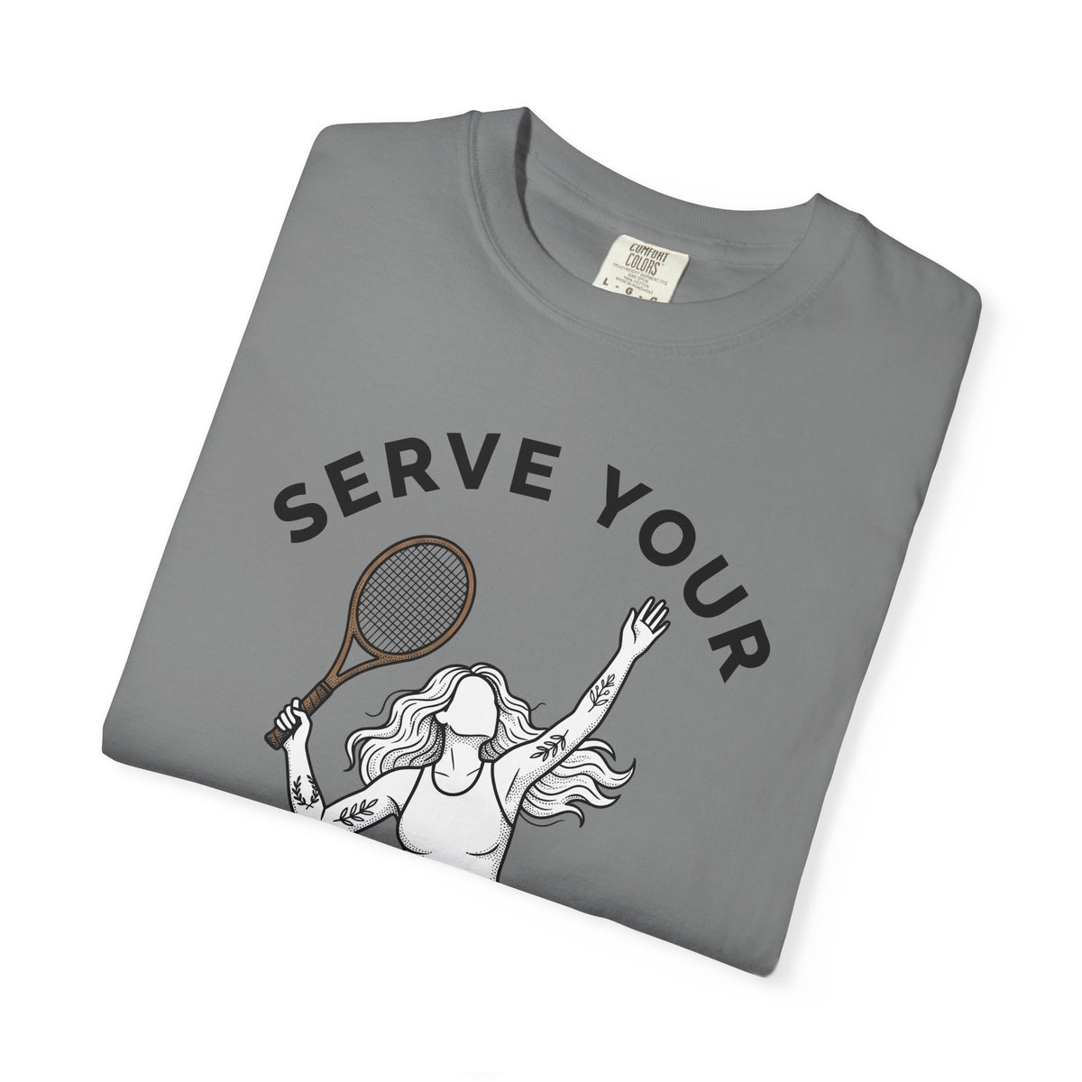 Tennis Competitor T-Shirt Sports Exercise Gift Women Cartoon T-Shirt Tennis Player T-Shirt Athlete Fan Tennis Star T-Shirt Fitness Graphic Flat