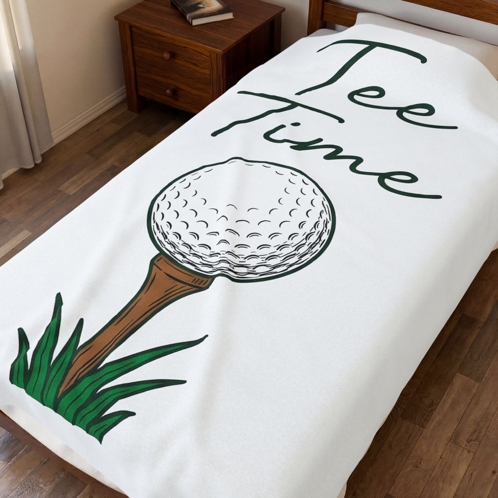 Golf Ball Golf Hiking Gift Flat Golf Golfing Fan Simple Blanket