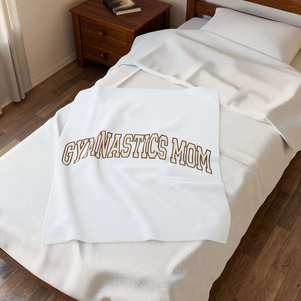 Varsity College Text Blanket Moms Team Gift Women Sporty Blanket College Lettering Blanket Motherhood Fan Athletic Blanket Squad Graphic Retro