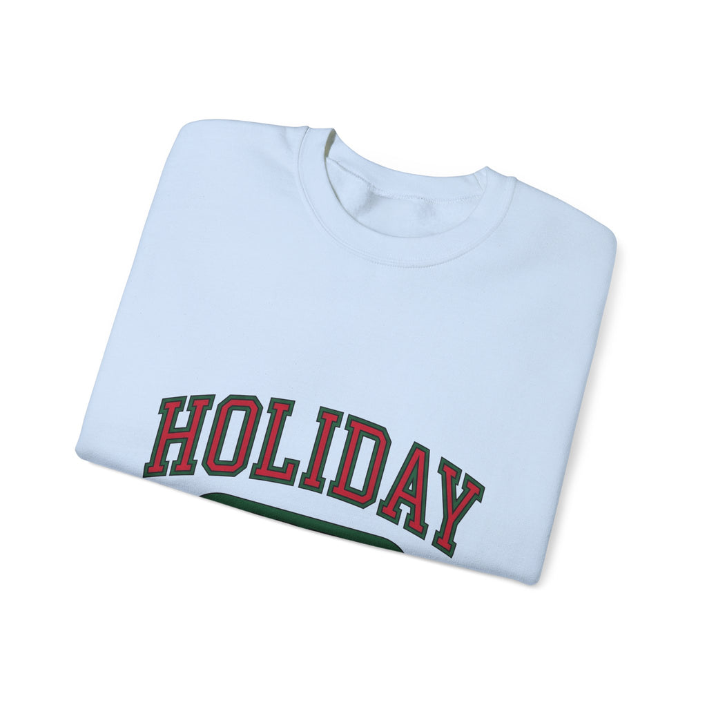 Bold College Font Holiday Christmas Decor Gift Merry Typography Christmas Fan Festive Christmas Sweatshirt