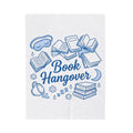 Book Stack Blanket Book Reading Gift Women Doodle Blanket Book Pile Blanket Bibliophile Fan Illustrated Graphic Bookworm Design Whimsical Sleep